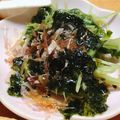 ニナw's cooksnap of when they made 豆苗と韓国海苔のおひたし.