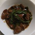 minast's cooksnap of when they made 初めてさん歓迎☆鶏レバーピーマン甘辛煮.