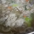 3児の子育て中's cooksnap of when they made 残りご飯で簡単★ザーサイと豚バラの中華粥.