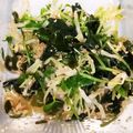 ﾁーmama's cooksnap of when they made *豆苗ともやしのツナサラダ*.