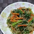 みがつくひと's cooksnap of when they made 春菊・にんじん・しらたきのきんぴら.