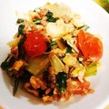 omiso's cooksnap of when they made チンゲン菜ミニトマト卵ツナオイマヨソテー.