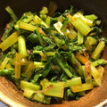 mine190nao's cooksnap of when they made 大根葉のおかか醤油炒め.