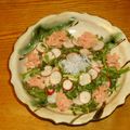 White☆Lily's cooksnap of when they made 春菊と鶏むね肉のサラダ.