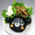 ☆ありか358☆'s cooksnap of when they made 簡単♪黒くまくんおにぎり＊キャラ弁.
