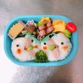 Toko67's cooksnap of when they made ソーセージDe簡単カワイイおにぎり弁当☆.