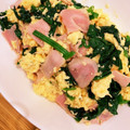 クックF1N3JG☆'s cooksnap of when they made ほうれん草と卵の炒め合わせ.
