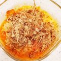 毎日しょっぱい亭's cooksnap of when they made レンジdeキムチーズ.