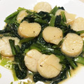 猫のミイヤ's cooksnap of when they made 簡単☆帆立と小松菜の塩炒め.