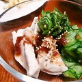 みどふぁどベシ's cooksnap of when they made 鶏むね肉ときゅうりの小鉢✿梅肉だれ.