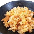 cookみぃ's cooksnap of when they made 保温しすぎたご飯で簡単キムチチャーハン.