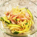てこにゃん's cooksnap of when they made もやしとハムときゅうりの酢の物.