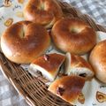mogusun＊'s cooksnap of when they made 冷蔵発酵で簡単もちもち胡桃ベーグル♪.