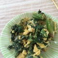 はっぴーゆりもん＊'s cooksnap of when they made ほうれん草と卵白だし炒め.