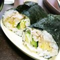 ばんぷ☆'s cooksnap of when they made 節分に◎サラダ恵方巻き（巻きす不要）.