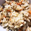 クックS8KNUZ☆'s cooksnap of when they made 簡単♪鶏ひき肉とごぼうの炊き込みご飯.
