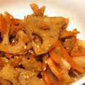 MARIsugar's cooksnap of when they made 簡単・時短で蓮根と人参のきんぴら！.