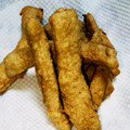 さわこコック's cooksnap of when they made 手打ちそばの切れ端で☆塩そばかりんとう♪.