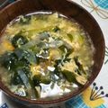 ジョンリークッカー's cooksnap of when they made ダシダで☆わかめとじスープ.