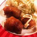 taecok's cooksnap of when they made 長ねぎの甘辛豚肉巻き.