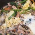 miwadora's cooksnap of when they made ほうれん草と卵の炒めもの.