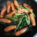 ♬あじさいのレシピ♬'s cooksnap of when they made 小松菜とウィンナーのカレー炒め.