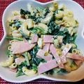 おおいり's cooksnap of when they made ほうれん草のマカロニサラダ.