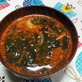 ジョンリークッカー's cooksnap of when they made ❁創味シャンタンでピリ辛スープ❁.