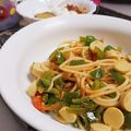 yukoko☆'s cooksnap of when they made おさかなソーセージのナポリタン.