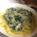 ♥みぃさん♥'s cooksnap of when they made ツナとほうれん草の和風クリームパスタ.