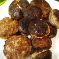 もふうさ's cooksnap of when they made 糖質制限☆豆腐ハンバーグで椎茸の肉詰め.