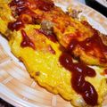 no＆ri's cooksnap of when they made 食べ応え満点！お餅入りオムレツ.