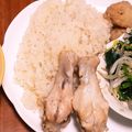 ☆まりもキッチン☆'s cooksnap of when they made ほんとに手間無し？！手羽元炊き込みご飯♪.
