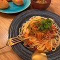 minyacOM's cooksnap of when they made 豚肉と菜の花のトマトソースパスタ.