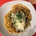 スイスおじさん☆'s cooksnap of when they made ビールのおつまみに☆簡単！鯖味噌缶パスタ.