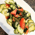 Oxnard_KK's cooksnap of when they made トマトときゅうりの中華サラダ☆.