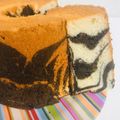 ⭐しふぉんけぇーき⭐'s cooksnap of when they made ココアマーブルシフォンケーキ14cm.