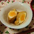 ゆずゆmama's cooksnap of when they made 巾着卵の煮物(＾ω＾).