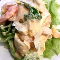horseland's cooksnap of when they made 〃アボカドとエビとブロッコリーサラダ.