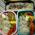 Peachﾏﾏ's cooksnap of when they made 簡単★トトロおにぎり（キャラ弁）.