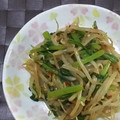 みがつくひと's cooksnap of when they made もやしと春菊の塩炒め★.