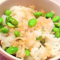 うさぎ姫っこ's cooksnap of when they made 【 1分で♪枝豆ご飯。】.