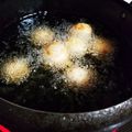 みこちびっこ's cooksnap of when they made えびいもと鶏ミンチのカリッと揚げ.