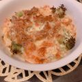 komugiko4's cooksnap of when they made ヘルシー♪鮭の豆腐クリームグラタン☆.