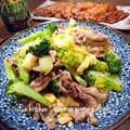 37⭐'s cooksnap of when they made ご飯もすすむ♡豚バラえびブロッコリー炒め.