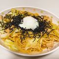 ぴろ郎's cooksnap of when they made 簡単！鶏ササミとキャベツの♡和風パスタ.