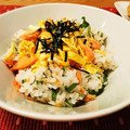 でぃるくん's cooksnap of when they made 夏におすすめ～♪　鮭と紫蘇のちらし寿司.