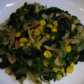ぴこみど☆'s cooksnap of when they made ほうれん草と舞茸のベーコン炒め.