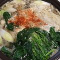 yaojun's cooksnap of when they made ほうれん草と豚のトロトロ鍋.