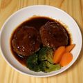 クックGKMT5Z☆'s cooksnap of when they made 玉葱たっぷり！簡単！基本のハンバーグ.